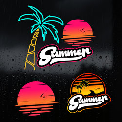 Summer Car Body Decoration Stickers Creative Personalized Car Stickers Decals Electric Vehicle Motorcycle Sports Car Stickers