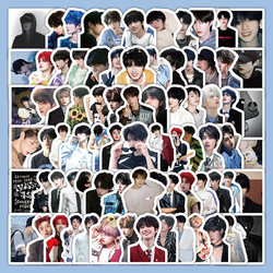 206 Zhuzhixin Stickers ins High-Quality Tf Family Third-Generation Handsome Photos Popular Decoration Phone Case Stickers