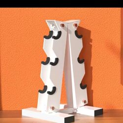 Gym Commercial Multi-Layer Dumbbell Rack Set Household Dumbbell Storage Rack Three Pairs of Dumbbell Storage Rack Placement Rack