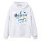 Class uniforms and sweatshirts customized hooded long-sleeved plush fleece junior and senior high school sports meeting jacket autumn work clothes printing logo