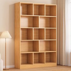 Simple Bookshelf Integrated Wall-To-Ceiling Storage Rack Multi-Layer Living Room Home Children's Bookcase Storage Cabinet Storage Cabinet