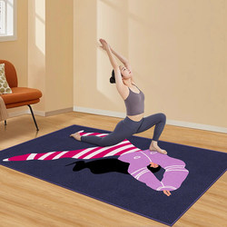 Thickened Jump Rope Shock-Absorbing Mat 2025 New Yoga Mat for Home Indoor Use, Stain-Resistant, Non-Slip, Fitness, Soundproof, Professional Floor Mat