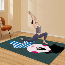 Thickened Soundproof and Shock-Absorbing Professional Yoga Mat, Special Gymnastics Mat for Shaping, Fitness Floor Mat, Household Non-Slip Carpet