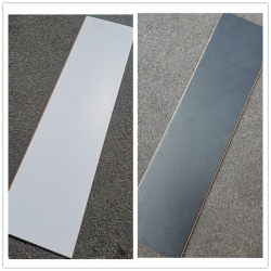 Black and White Lock-Tile Wood Flooring, Reinforced Composite Flooring, Pure Black, Pure White, Waterproof Herringbone Pattern for Office and Home Use