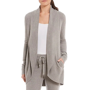 
Sunshine Home Autumn and Winter New Foreign Trade European and American BD Home Soft Large Size Women's Clothing Shawl Jacket Home Clothing Cardigan