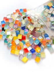 Mosaic Crystal Stones 1cm DIY Small Crystal Mosaic Patches Handmade Parent-Child Materials Painting Stones