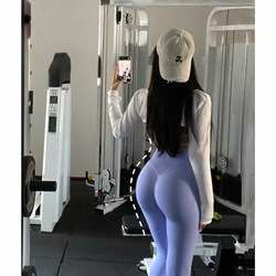 High-Waisted Slimming Peach Fitness Pants for Women, Natural Butt-Lifting Yoga Pants, Tight-Fitting Butt-Enhancing Micro-Pressure Training Pants