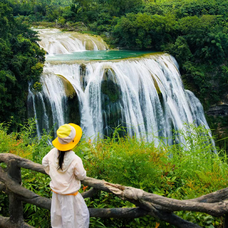 崇左靖西百色】4天游德天瀑布+古龙山漂流+白头叶猴+鹅泉+明仕