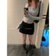 Eleven stone long -legged A -line sports sweater short skirt female 2024 spring and autumn new small skirt