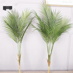Artificial Coconut Tree, Fake Coconut Tree for Landscaping, Plastic Sunflower Tree Props, Small Palm Tree Plants, Floor-Standing Green Plants for Decoration