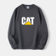 CAT Excavator Carter Logo Machinery Heavy Industry Cultural Sweater Round Neck Large Size Clothes Pullover Men's and Women's Tops
