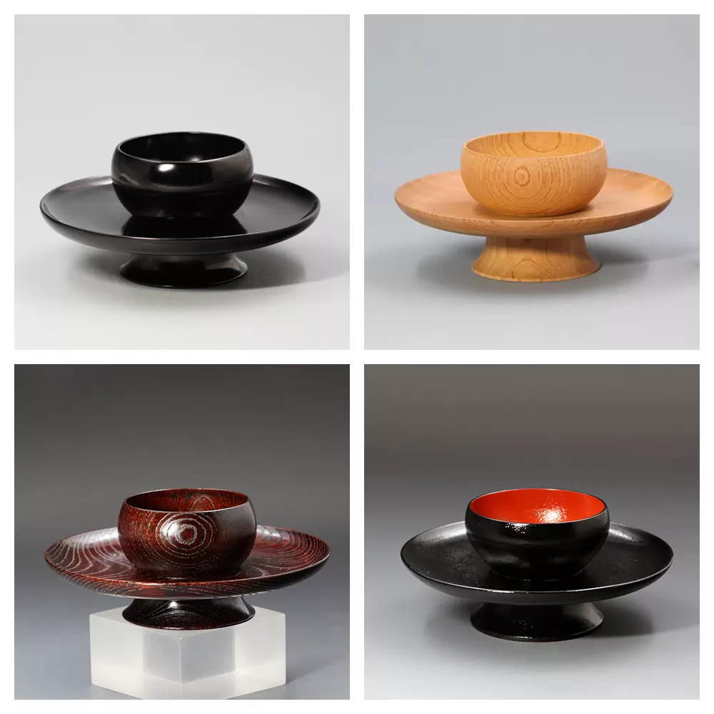 漆芸 松 金蒔絵 黒塗 高茶台 三客 蓋付 天目台 茶托 木製 松葉【MA730 漆芸 松 金蒔絵 黒塗 高茶台 三客 蓋付 天目台 茶托 木製 松葉