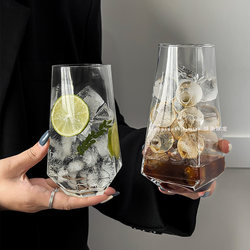 ins Fenglingjiao Glass Cup Internet-Famous Restaurant Fruit Tea Cup Soda Sparkling Water Cup Cold Drink Cup Drinking Cup