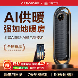 Ruiwu Heater 2025 New Model Warm Air Blower for Large Areas, Energy-Saving Household Electric Heater for Bathrooms