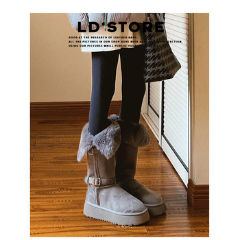 [Spot! Post now] Thick velvet warm snow boots