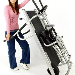 In-Stock Folding Treadmill with Push-Ups, Waist Twisting, and Step Exercises, 4-Function Mechanical Walking Machine for Middle-Aged and Elderly Rehabilitation Training