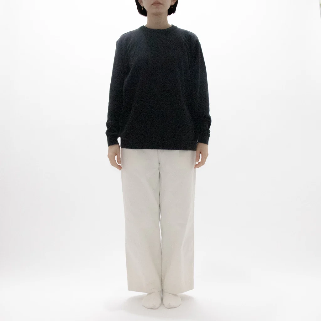 YAECA CONTEMPO Crew Necked 2way Knit 圆领针织套头衫24AW