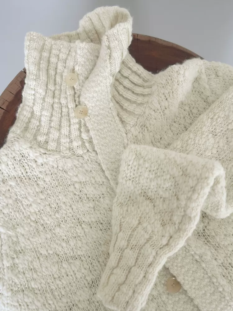 AURALEE オーラリー 2021aw WOOL SLUB KNIT WHT-