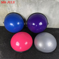Thickened Explosion-Proof Yoga Wave Speed Ball, Semi-Circular Balance Ball, Fitness Rehabilitation Training Hemisphere, Pilates Agility and Strength