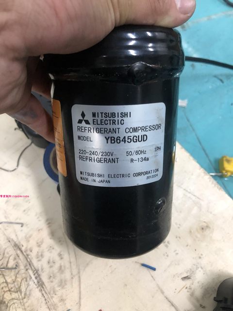 XB357Gud YB645Gud/GTD adapting Mitsubishi compressor 0.5 pillars to compressor without feet
