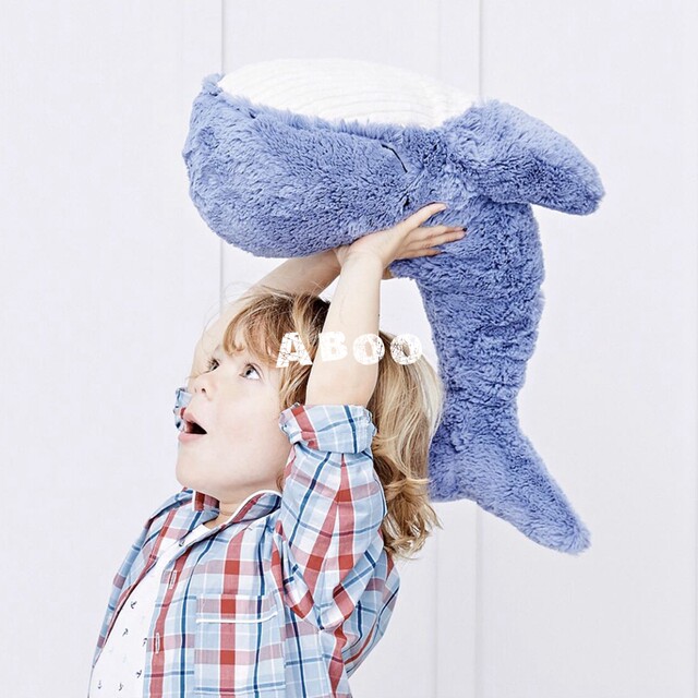 ABOO British Jellycat gives a newborn child and a friend a gift whale to soothe doll doll
