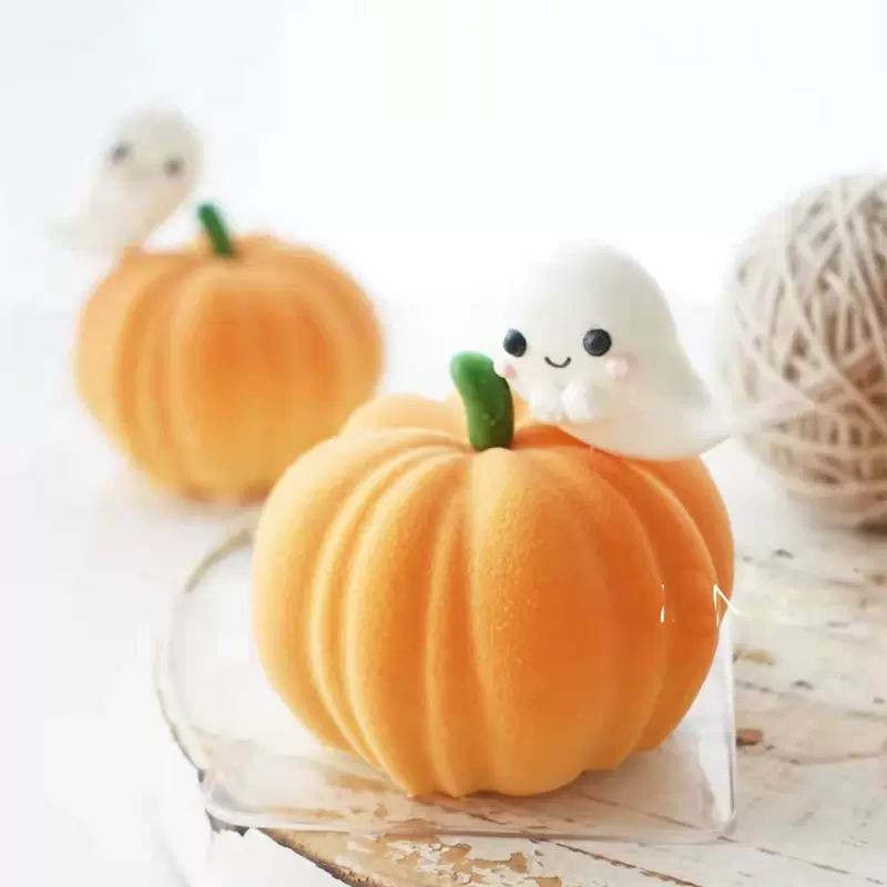 万圣节6连南瓜花苞番茄法式西点蛋糕模具水果西红柿慕斯蛋糕硅