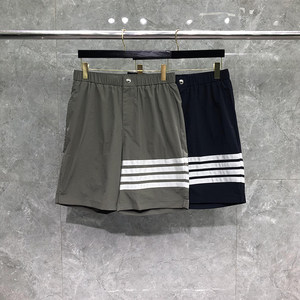 
TB beach pants for men and women, elastic four-bar mesh, loose, quick-drying sports shorts, casual beach pants, thin summer