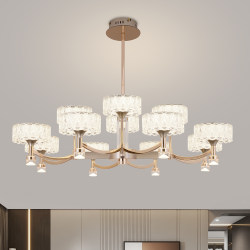 2025 New Light Luxury French Cream Style Living Room Chandelier, Simple High-End Dining Room Bedroom Lamp, High-End Lobby Main Light