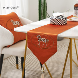 American table runner modern light luxury decorative strip