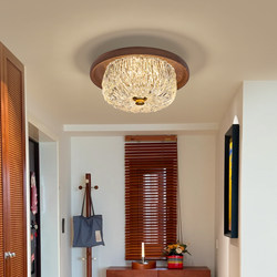 Aisle Small Ceiling Lamp, French Retro Corridor Lamp, Antique Style Entrance Hall Balcony Foyer Small Size Ceiling Lamp