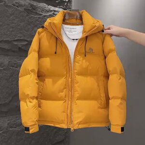 
Winter Men's Outdoor Windproof Casual Hooded Jacket Cotton Jacket Versatile Couple Style Warm and Cold Jacket Jacket