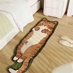 Funny Home Bedroom Bedside Rug, Living Room Carpet, Cloakroom Mat, Room Mat, Living Room Coffee Table Thickened Floor Mat