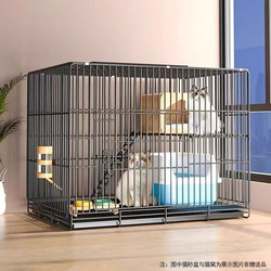 Cat Cage Indoor Home Use Extra Large Free Space Cat Villa Large Integrated Cat House with Toilet Cat Nest Cat Shelter Cat House