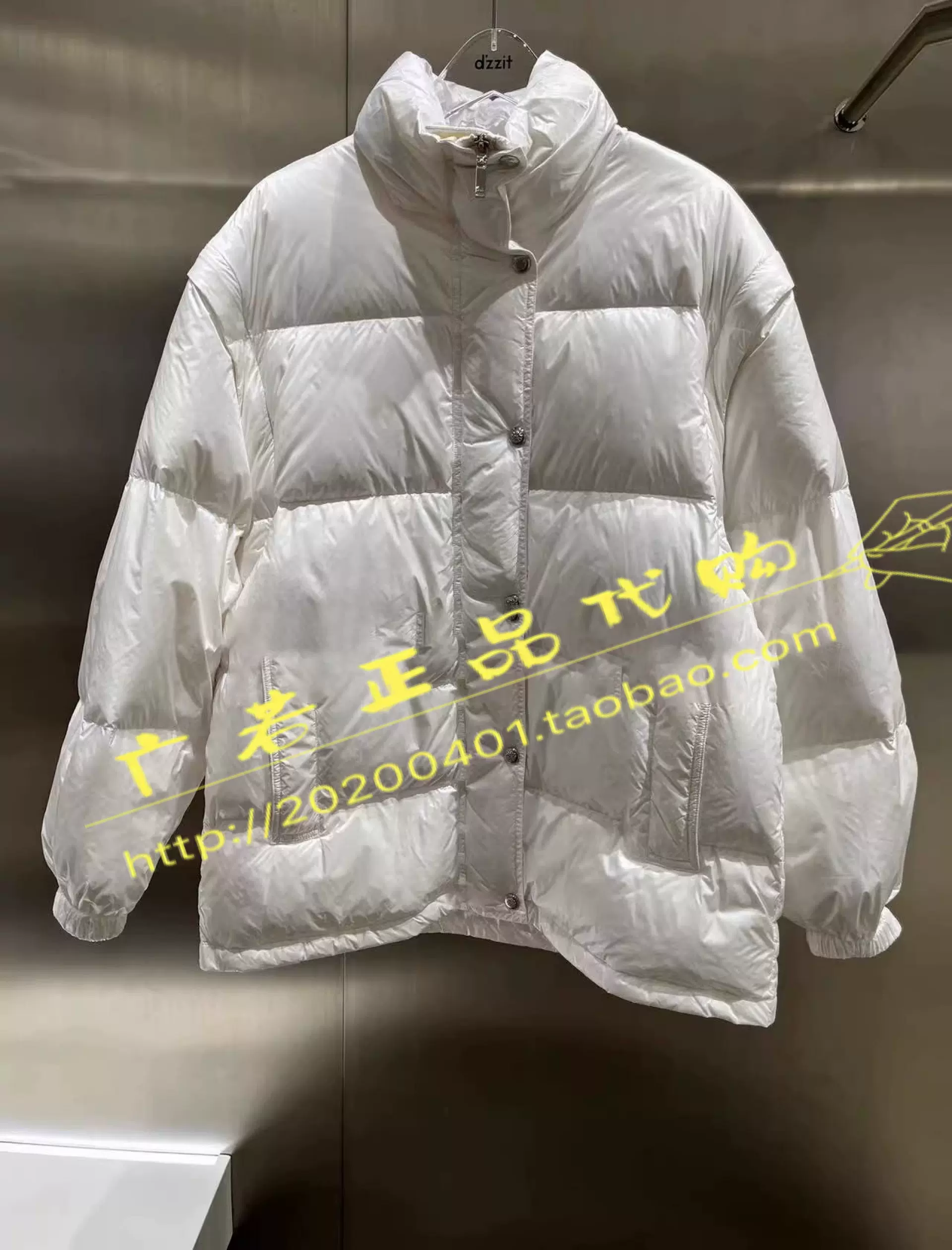 3H4K318 2790现货当天发d'zz*t【广若正品】23冬1-2拆袖羽绒服-Taobao