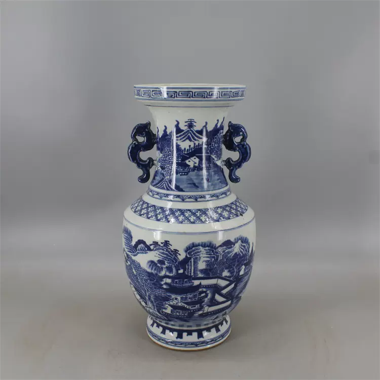 ⭐️大清康熙年製￼⭐️大型中国陶器　水差し　アンティーク 旧蔵 時代物 清国 大清康熙年製 極赤雙耳瓶 古美術 アンティーク 収蔵