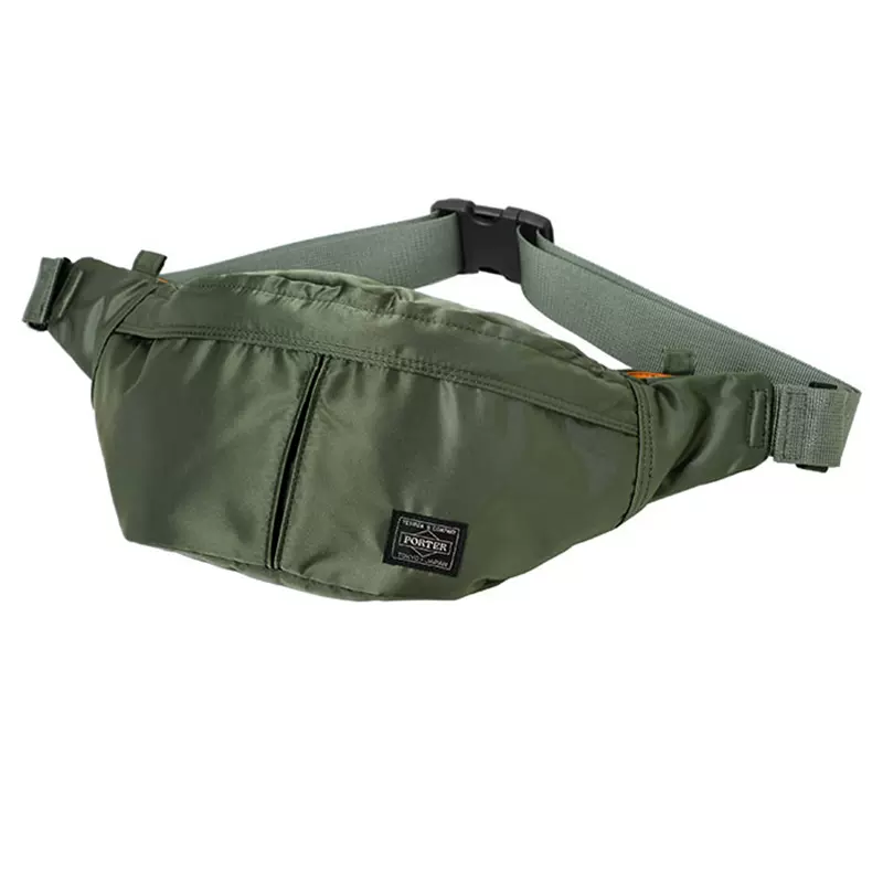 PORTER TANKER WAIST BAG 日本制尼龙防水单肩斜挎胸包通勤腰包-Taobao