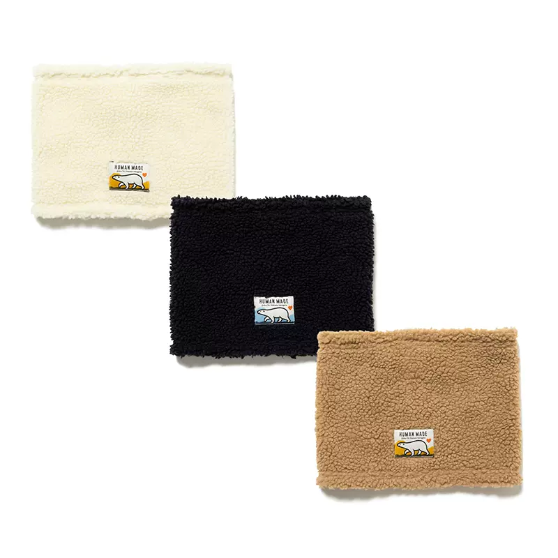 HUMAN MADE 22AW BOA FLEECE NECK WARMER 搖粒絨保暖圍巾圍脖