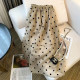 Summer polka dot temperament mesh garlic skirt for women with high waist slim A-line medium-length spliced ​​garlic skirt ~ Clearance discount
