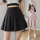 Pleated skirt short skirt female summer 2022 new high -waisted student wild skirt female A -line skirt college spring and autumn
