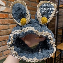 Plush 3D Bunny Ear Headband, Trendy 2026 New Korean Style Girl Face Washing Headband, Hair Accessory