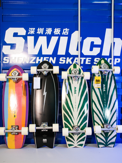 YOW ストライプデザイン スケートボード YOW ストライプデザイン