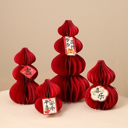 Year of the Horse New Year Decorations 2026 Creative Gourd Home Living Room Spring Festival Housewarming Atmosphere Scene Setup Tabletop Ornaments