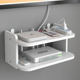 WiFi wall TV hanging wall set-top box router placement rack storage box punch-free bracket bracket