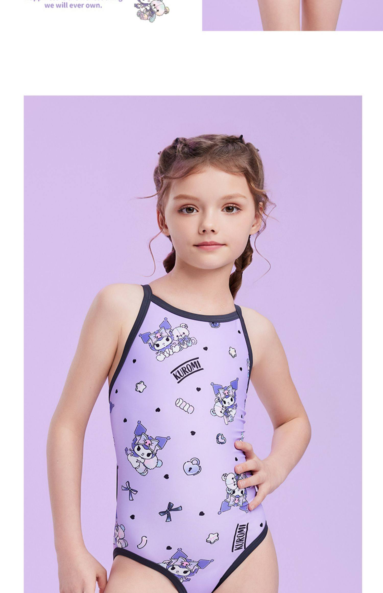 Zoke ガールズ ワンピース水着 - 競技トレーニング用水着