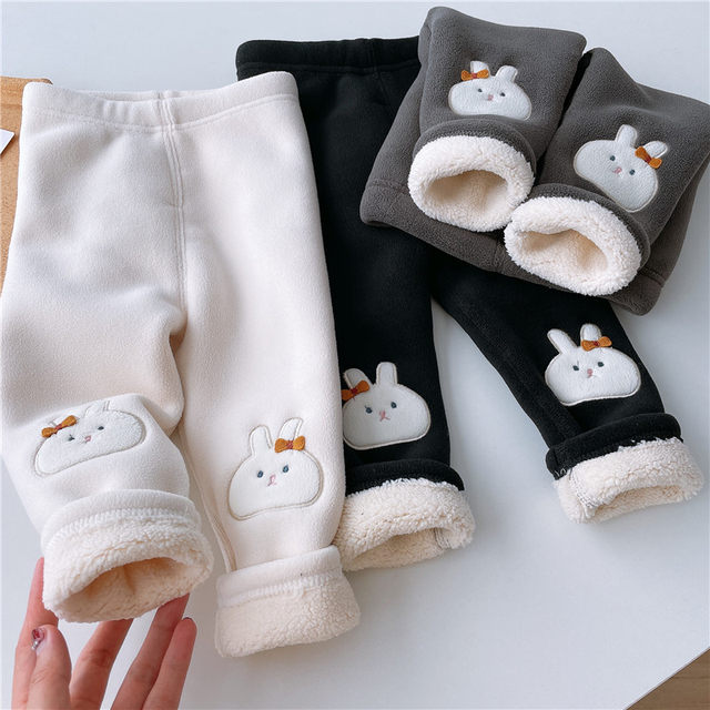 Lamb velvet leggings