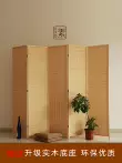 Vách ngăn bằng gỗ tre nguyên khối gấp phong cách Nhật Bản lối vào sảnh cho khách phòng ăn vách ngăn phòng ngủ gấp màn che ban công phòng thử đồ vach ngăn cầu thang vách ngăn cnc 