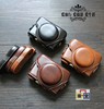 Suitable for sony rx100m7 m6 m5 m4 m3 black card camera bag rx100vii vi v iv leather case