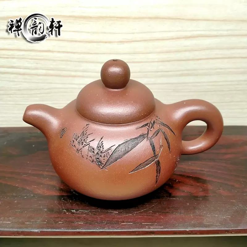 朱泥　急須　猛臣　中国美術　唐物　高さ5センチ　全長9.5センチ 朱泥 急須 猛臣 中国美術 唐物 高さ5センチ 全長9.5センチ