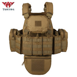 Yakoda Outdoor Tactical Vest Multifunctional Molle Vest Bulletproof Vest Real-Life Cs Chest Rig Camouflage Lightweight