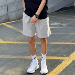 
Gray shorts for boys summer thin fashion brand loose large size five-point pants men's trendy casual sports mid-sports pants